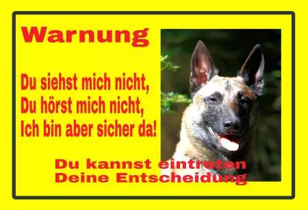 Hunde Vorsicht Warnschild Zutritt verboten Hunde Warnung Bild